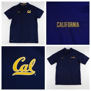 Nike Womens Polo Golf Shirt Dri-Fit Blue Small